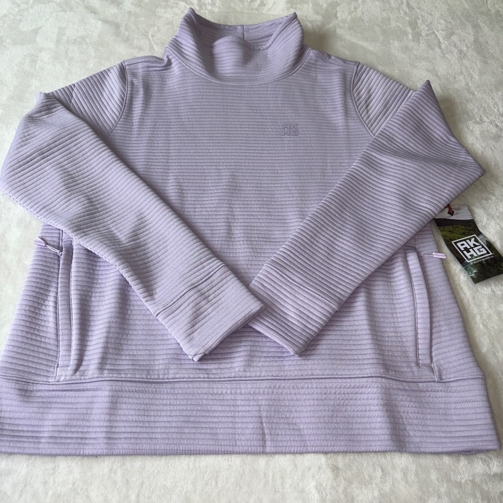 Alaskan Hardgear Blackburn Mock Pullover Sweatshirt Womens Size 5 Violet Duluth